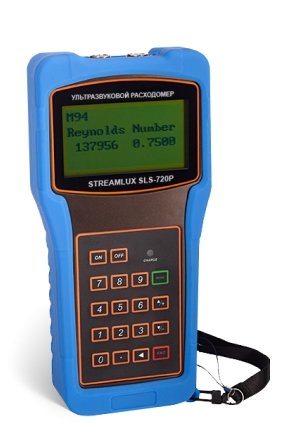 Расходомер ультразвуковой портативный STREAMLUX SLS-720P Эконом для жидкостей с Т до 90°С Расходомеры